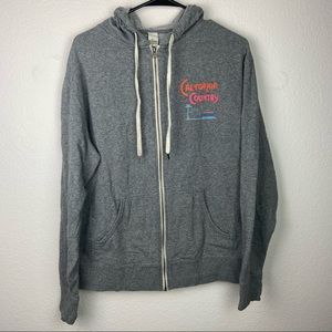 Stagecoach Music Festival Grey Zip Up Hoodie